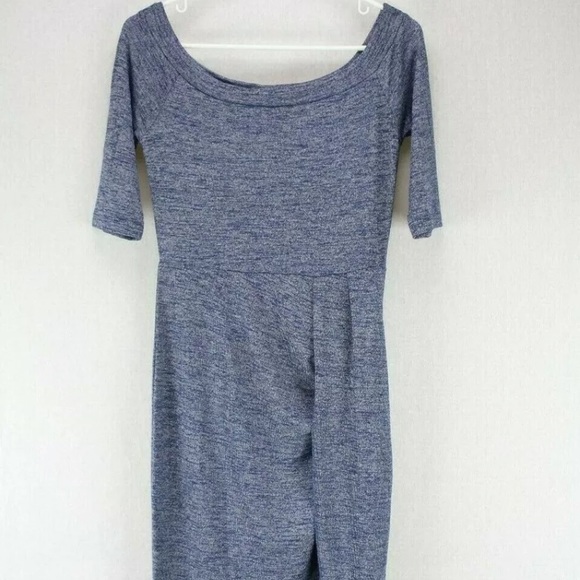 NWT CBR Women's  Blue Dress with Wrap Skirt - Picture 8 of 9
